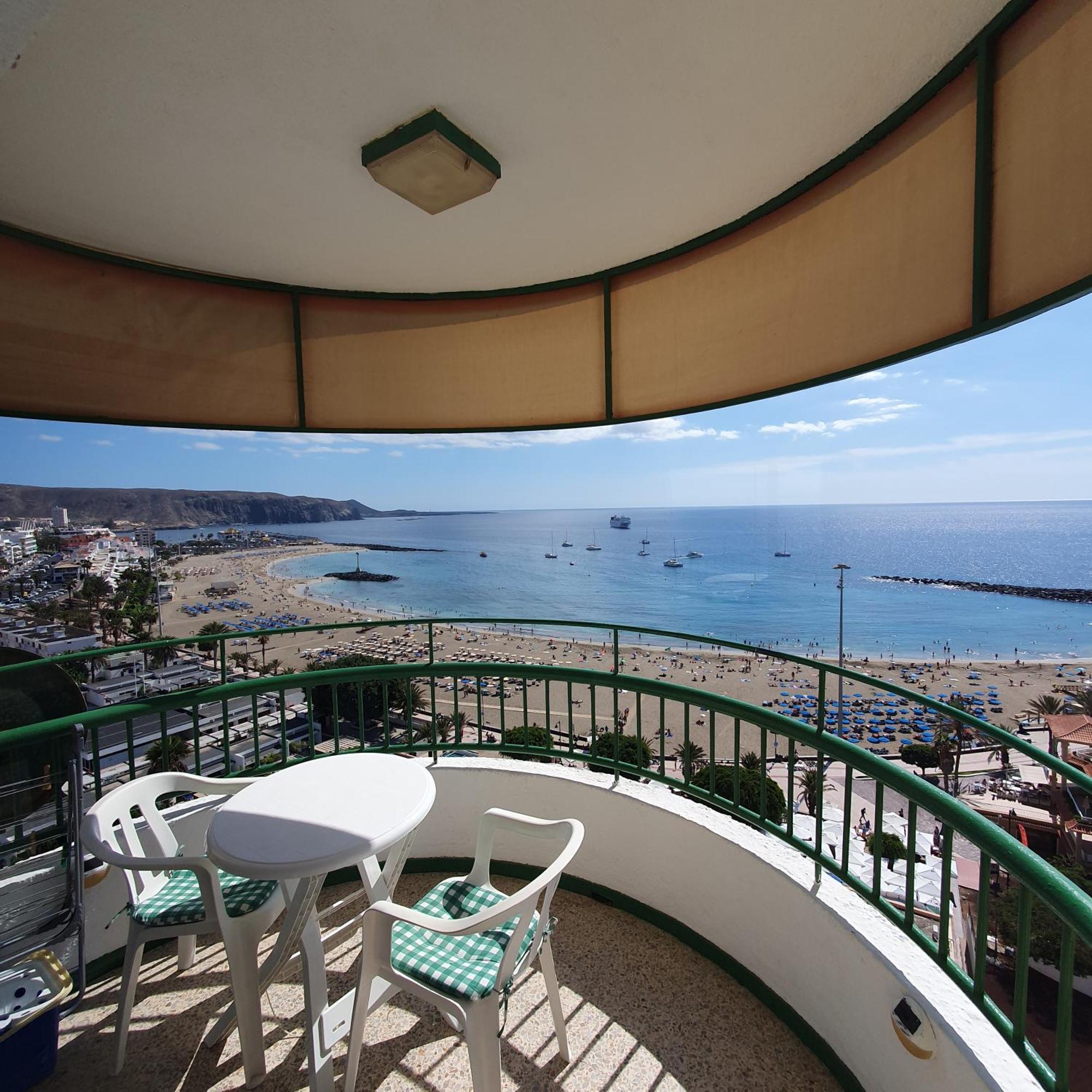 Panoramic Seaview Las Vistas Beach Studio Apartment Arona (Tenerife) Exterior foto