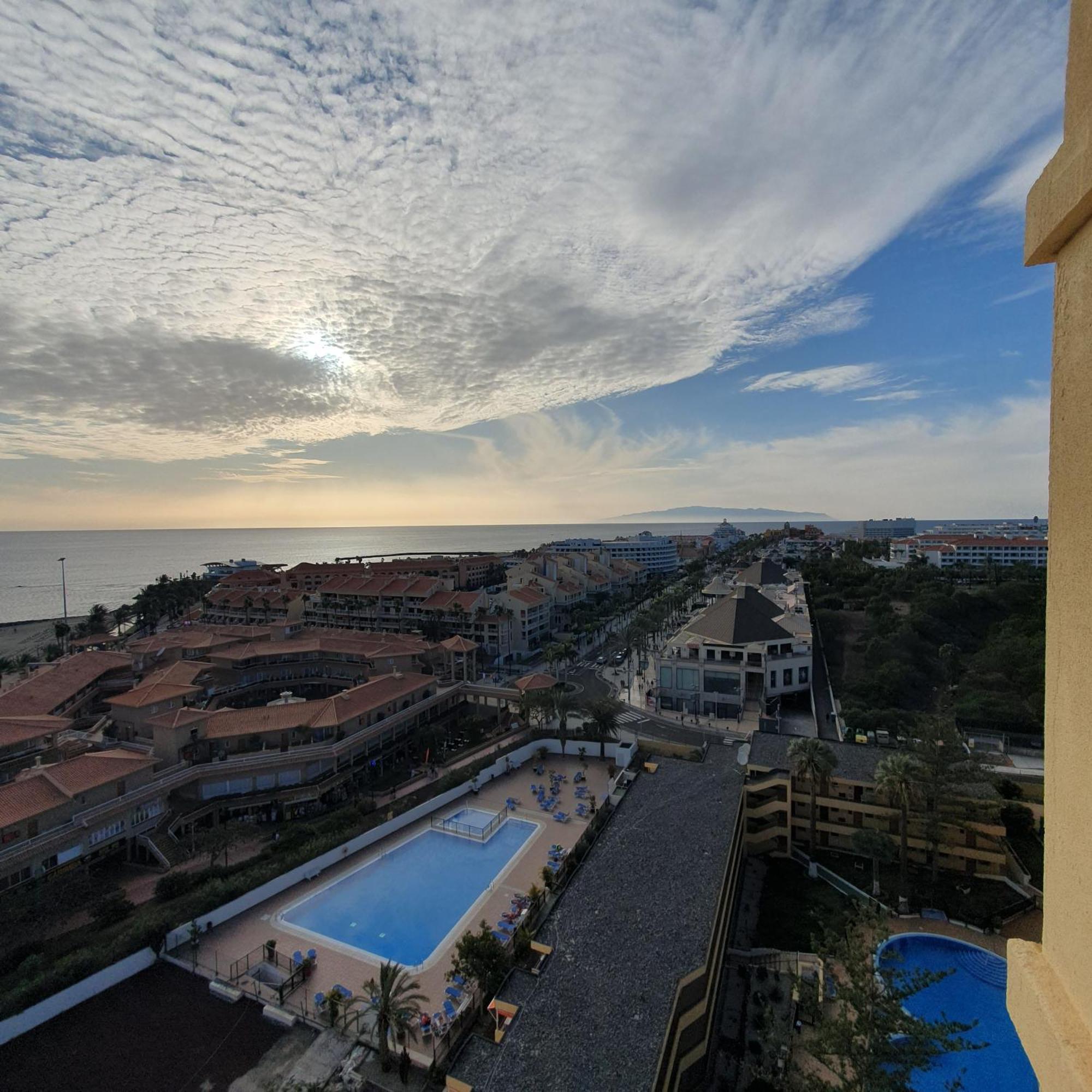 Panoramic Seaview Las Vistas Beach Studio Apartment Arona (Tenerife) Exterior foto