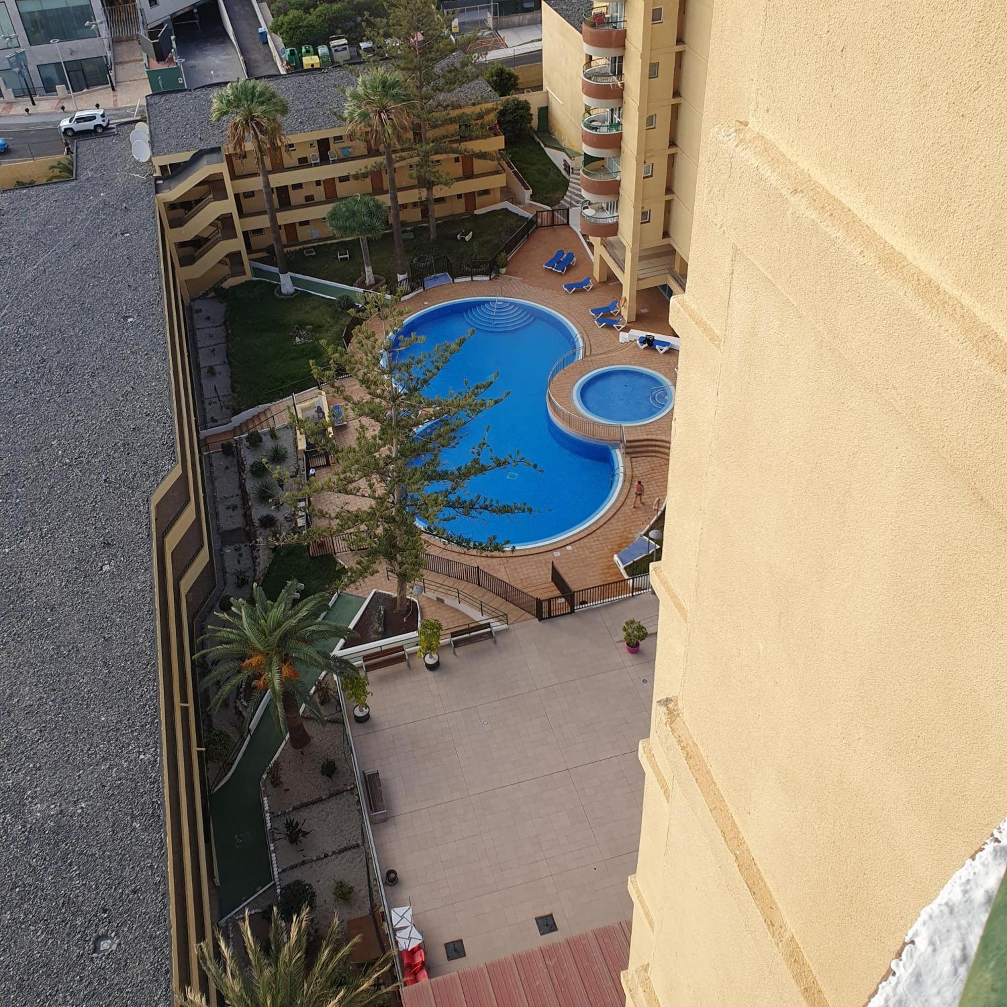 Panoramic Seaview Las Vistas Beach Studio Apartment Arona (Tenerife) Exterior foto